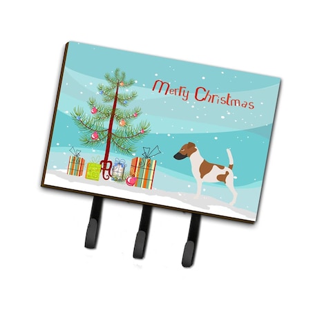 Carolines Treasures Smooth Fox Terrier Christmas Leash or Key Holder BB8441TH68